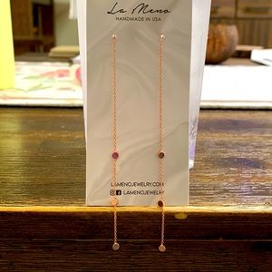 La Meno Treasure Earrings in Rose Gold